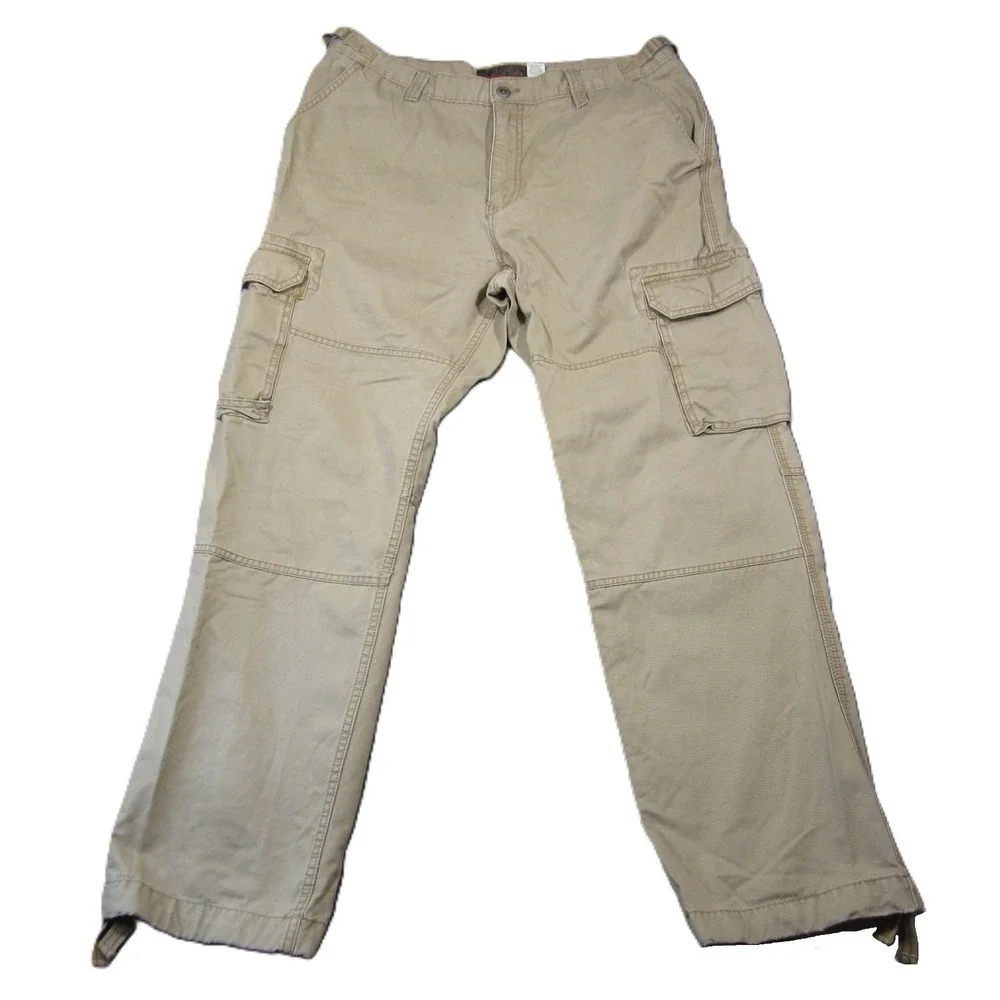 Old Navy Cargo Pants Mens 36x31 Khaki Tan Straight Utility Gorpcore Grunge Y2K‎